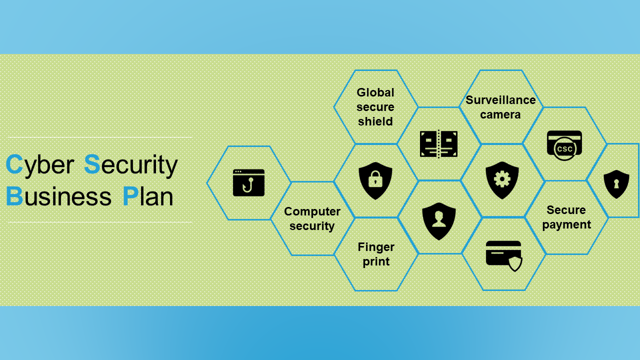 Creative Cyber Security Business Plan PPT  and Google Slides